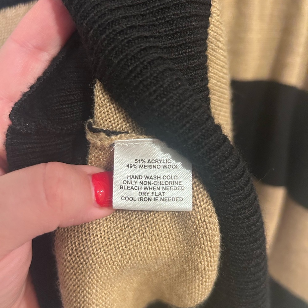 LOFT Merino Wool Sweater Dress Size S Petite - Picture 5 of 5